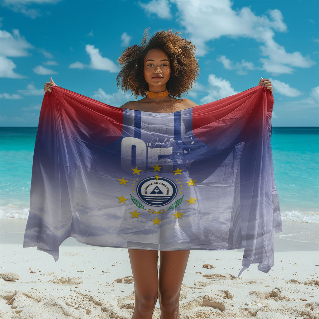 Cape Verde July 5th Sarong Happy Independence Day