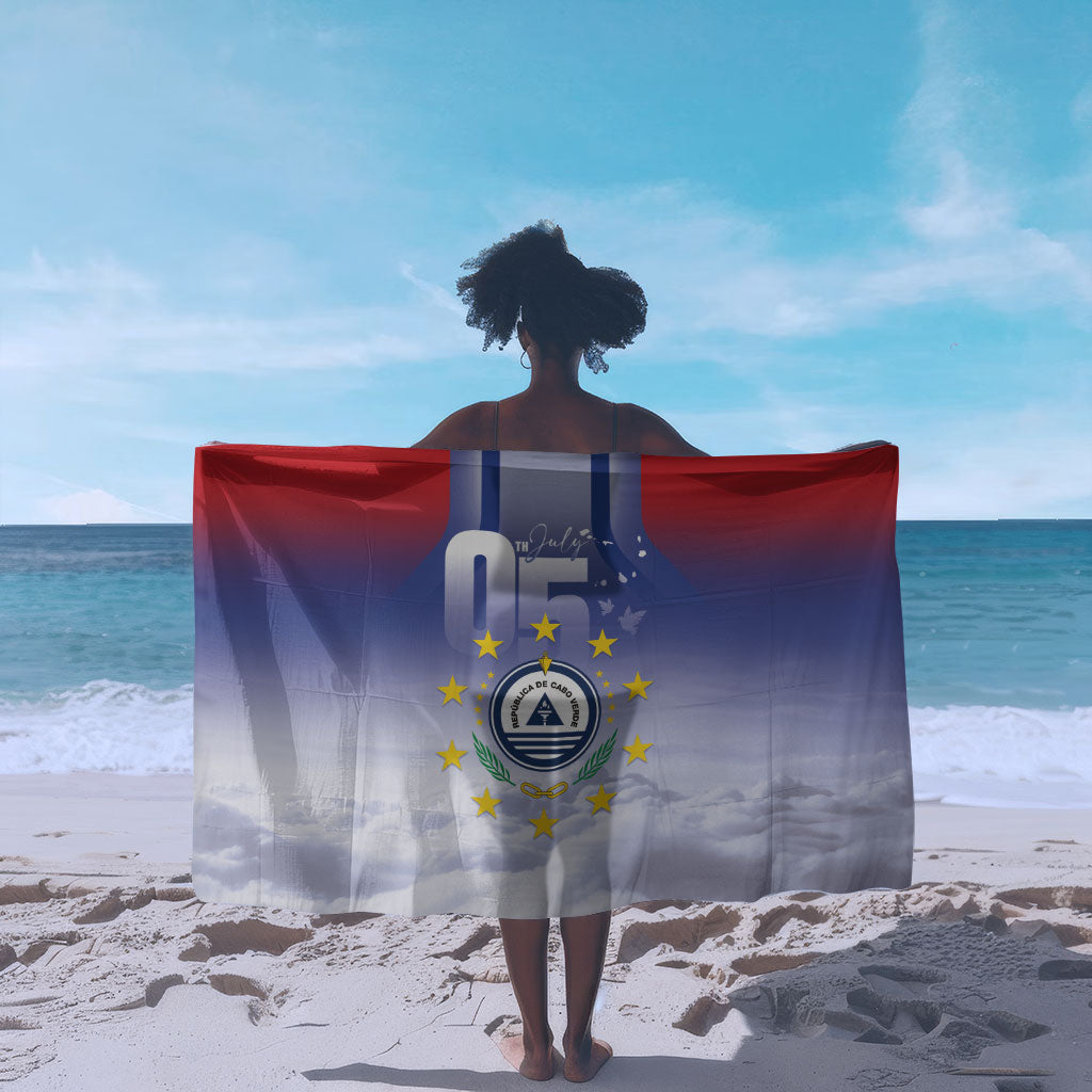 Cape Verde July 5th Sarong Happy Independence Day