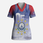 Cape Verde July 5th Scrub Top Happy Independence Day