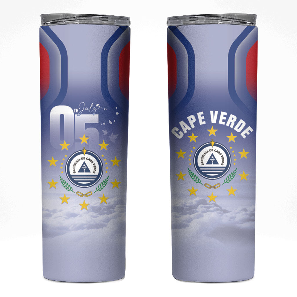 Cape Verde July 5th Skinny Tumbler Happy Independence Day