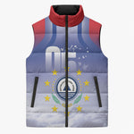 Cape Verde July 5th Sleeveless Puffer Jacket Happy Independence Day