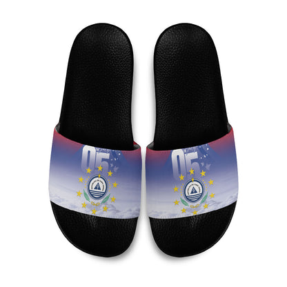 Cape Verde July 5th Slide Sandals Happy Independence Day