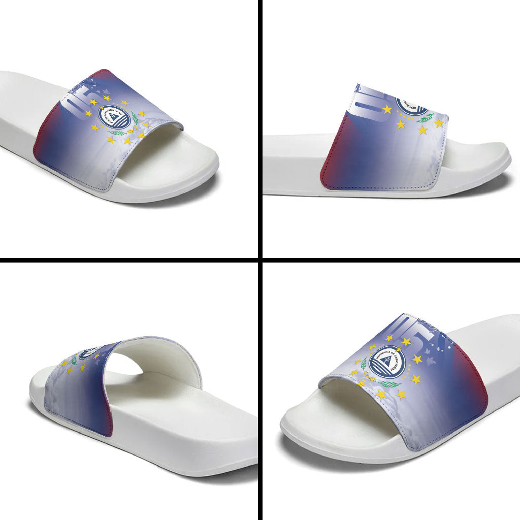 Cape Verde July 5th Slide Sandals Happy Independence Day