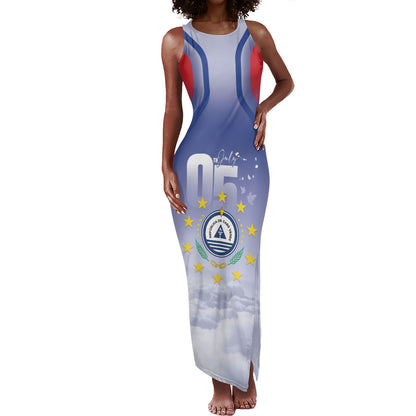 Cape Verde July 5th Tank Maxi Dress Happy Independence Day