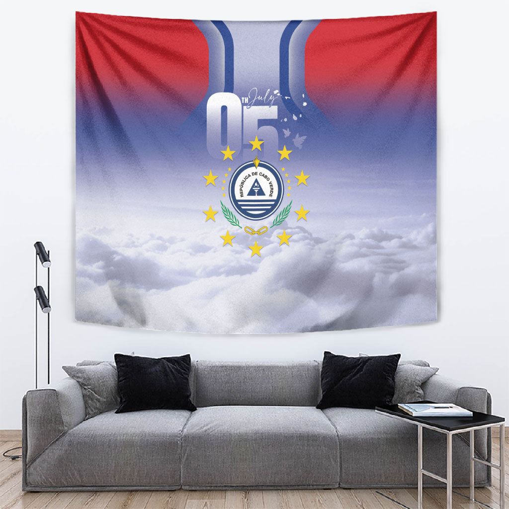 Cape Verde July 5th Tapestry Happy Independence Day