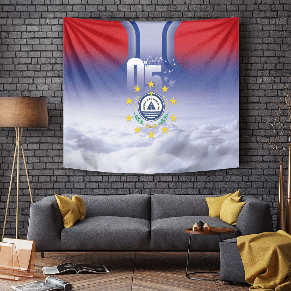Cape Verde July 5th Tapestry Happy Independence Day
