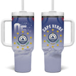 Cape Verde July 5th Tumbler With Handle Happy Independence Day