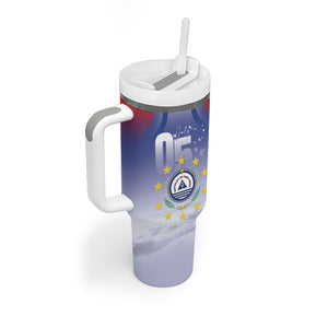 Cape Verde July 5th Tumbler With Handle Happy Independence Day