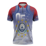 Cape Verde July 5th Zipper Polo Shirt Happy Independence Day