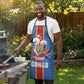 DR Congo Independence Day Apron Leopard Pattern With Coat Of Arms