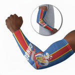 DR Congo Independence Day Arm Sleeves Leopard Pattern With Coat Of Arms
