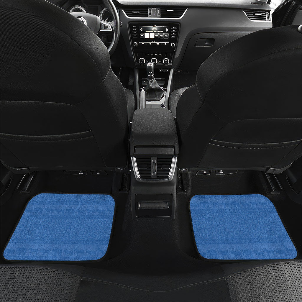 DR Congo Independence Day Car Mats Leopard Pattern With Coat Of Arms