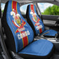 DR Congo Independence Day Car Seat Cover Leopard Pattern With Coat Of Arms