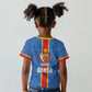 DR Congo Independence Day Kid T shirt Leopard Pattern With Coat Of Arms