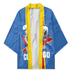 DR Congo Independence Day Kimono Leopard Pattern With Coat Of Arms