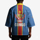 DR Congo Independence Day Kimono Leopard Pattern With Coat Of Arms