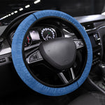 DR Congo Independence Day Steering Wheel Cover Leopard Pattern With Coat Of Arms
