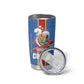 DR Congo Independence Day Tumbler Cup Leopard Pattern With Coat Of Arms