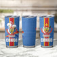 DR Congo Independence Day Tumbler Cup Leopard Pattern With Coat Of Arms