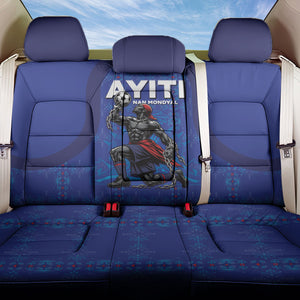 Haiti Ayiti Nan Mondyal 2026 Back Car Seat Cover Fyete Lit Victwa Blue Version