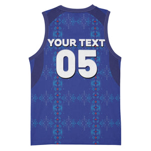 Custom Haiti Ayiti Nan Mondyal 2026 Basketball Jersey Fyete Lit Victwa Blue Version