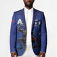 Custom Haiti Ayiti Nan Mondyal 2026 Blazer Fyete Lit Victwa Blue Version