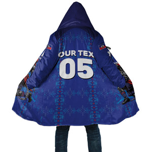 Custom Haiti Ayiti Nan Mondyal 2026 Cloak Fyete Lit Victwa Blue Version