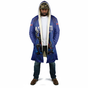 Custom Haiti Ayiti Nan Mondyal 2026 Cloak Fyete Lit Victwa Blue Version