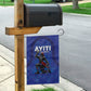Haiti Ayiti Nan Mondyal 2026 Garden Flag Fyete Lit Victwa Blue Version