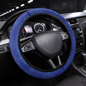 Haiti Ayiti Nan Mondyal 2026 Steering Wheel Cover Fyete Lit Victwa Blue Version