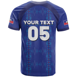Custom Haiti Ayiti Nan Mondyal 2026 T shirt Fyete Lit Victwa Blue Version