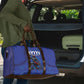 Haiti Ayiti Nan Mondyal 2026 Travel Bag Fyete Lit Victwa Blue Version