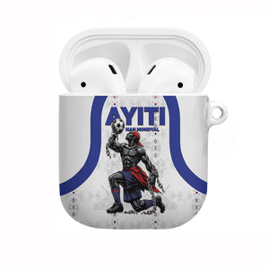 Haiti Ayiti Nan Mondyal 2026 AirPods Case Fyete Lit Victwa White Version