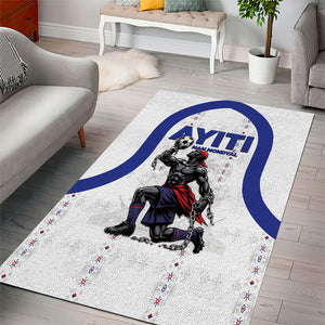 Haiti Ayiti Nan Mondyal 2026 Area Rug Fyete Lit Victwa White Version