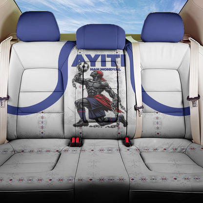Haiti Ayiti Nan Mondyal 2026 Back Car Seat Cover Fyete Lit Victwa White Version