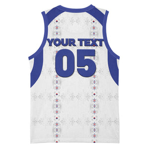 Custom Haiti Ayiti Nan Mondyal 2026 Basketball Jersey Fyete Lit Victwa White Version