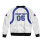 Custom Haiti Ayiti Nan Mondyal 2026 Bomber Jacket Fyete Lit Victwa White Version