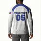 Custom Haiti Ayiti Nan Mondyal 2026 Button Sweatshirt Fyete Lit Victwa White Version