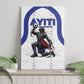 Haiti Ayiti Nan Mondyal 2026 Canvas Wall Art Fyete Lit Victwa White Version