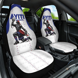 Haiti Ayiti Nan Mondyal 2026 Car Seat Cover Fyete Lit Victwa White Version