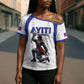 Custom Haiti Ayiti Nan Mondyal 2026 Cross Shoulder Shirt Fyete Lit Victwa White Version