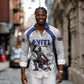Custom Haiti Ayiti Nan Mondyal 2026 Long Sleeve Button Shirt Fyete Lit Victwa White Version