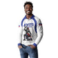Custom Haiti Ayiti Nan Mondyal 2026 Long Sleeve Polo Shirt Fyete Lit Victwa White Version