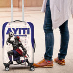 Haiti Ayiti Nan Mondyal 2026 Luggage Cover Fyete Lit Victwa White Version