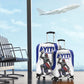 Haiti Ayiti Nan Mondyal 2026 Luggage Cover Fyete Lit Victwa White Version