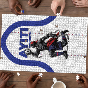 Haiti Ayiti Nan Mondyal 2026 Puzzle Fyete Lit Victwa White Version