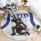 Haiti Ayiti Nan Mondyal 2026 Round Carpet Fyete Lit Victwa White Version