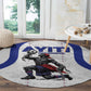 Haiti Ayiti Nan Mondyal 2026 Round Carpet Fyete Lit Victwa White Version