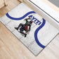 Haiti Ayiti Nan Mondyal 2026 Rubber Doormat Fyete Lit Victwa White Version
