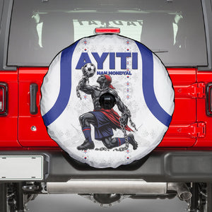 Haiti Ayiti Nan Mondyal 2026 Spare Tire Cover Fyete Lit Victwa White Version